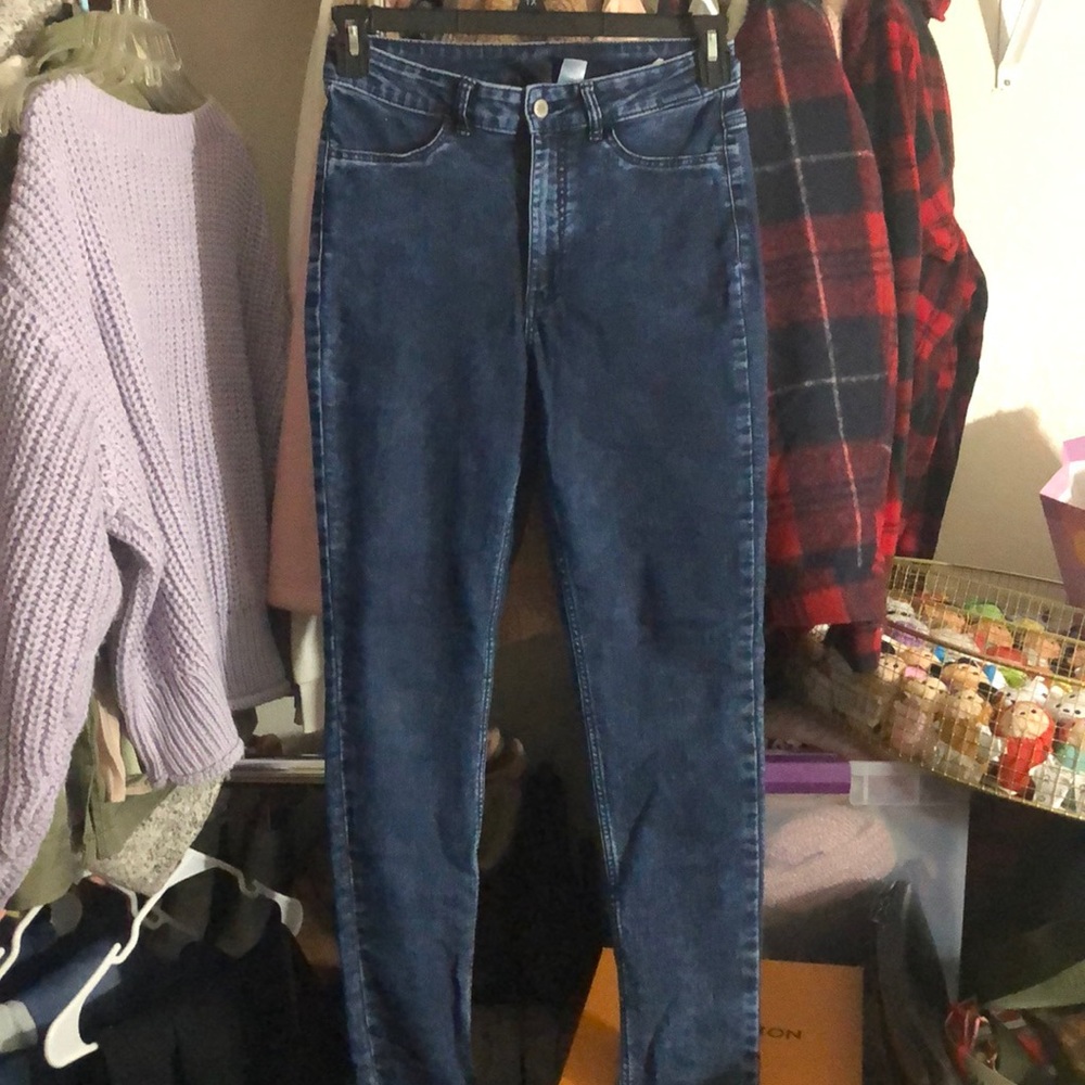 H&M Divided High Rise Skinny Jeans